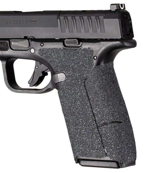 HOGUE COMBAT GRIPS INC Hogue 18369 Wrapter  Black Adhesive Rubber Fits Springfield Armory Hellcat Pro Fits Pistol
