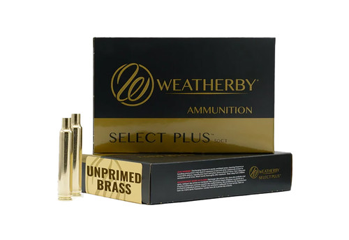 WEATHERBY INC Weatherby BRASS653CT50 Select Plus Unprimed Cases 6.5-300 Wthby Mag Rifle Brass 50/Box