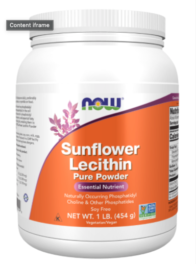 Sunflower Lecithin Pure Powder