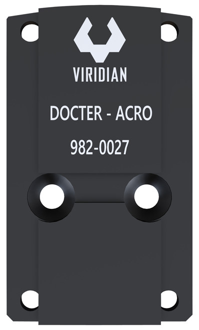VIRIDIAN GREEN LASERS Viridian 9820027 RFX45 Docter Mounting Adapter  Black Anodized