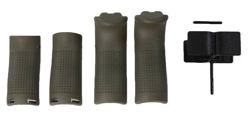 GLOCK INC Glock 39844  Backstrap/Beavertail Set Battlefield Green Polymer