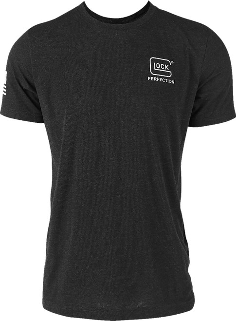 GLOCK INC Glock AP96309 2nd Amendment Tee  Black Cotton/Polyester Short Sleeve XL