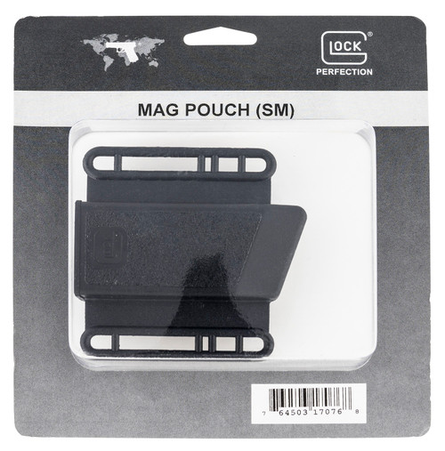 GLOCK INC Glock MP17076 Mag Pouch  OWB Black Polymer, Belt Loop Mount Up To 2.25", Fits G17/19/22/23/36/27/34/35