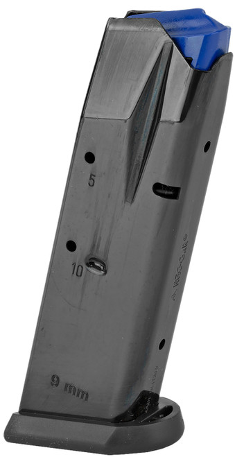 MEC-GAR USA INC Mec-Gar MGCZCOMP10B CZ 10rd 9mm Luger Fits CZ P-01/75 Compact/PCR Blued Carbon Steel