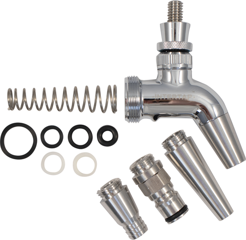 Kit of 2x Intertap Stainless Steel Faucets