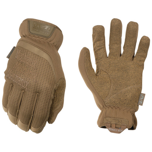 MECHANIX WEAR FFTAB-72-009 FastFit  Medium Coyote Synthetic Leather Touchscreen