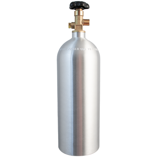 5 lb CO2 Tank | Premium Aluminum | New | CGA320 Valve | US DOT Approved