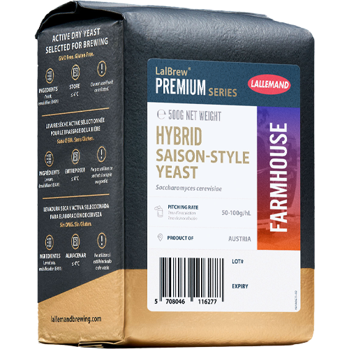 Lallemand | LalBrew® Farmhouse™ Hybrid Saison Style Yeast | Dry Beer Yeast