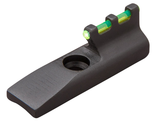 TRUGLO INC (GSM) TruGlo TG965G Front Sight  Green Fiber Optic Front/Black Frame Fits Browning Buck Mark Fits Ruger MK II/MK III/MK IV, 22/45, Front Post Screw Mount