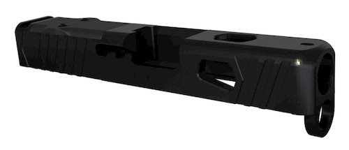 RIVAL ARMS (GSM) Rival Arms RA10G604A Precision Slide A1 fits Glock 26 Gen3-4 Docter Cut Black QPQ Case Hardened 17-4 Stainless Steel