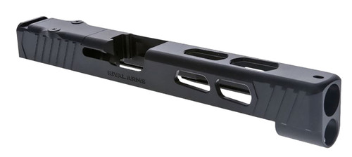 RIVAL ARMS (GSM) Rival Arms RA10G706A Precision Slide A1 fits Glock 34 Gen4 Docter Cut Black QPQ Case Hardened 17-4 Stainless Steel