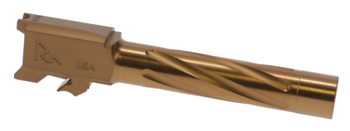 RIVAL ARMS (GSM) Rival Arms RARA20S201C Precision V1 Match Grade 9mm Luger 4.25" Spiral Fluted Bronze PVD Stainless Steel, Fits S&W M&P