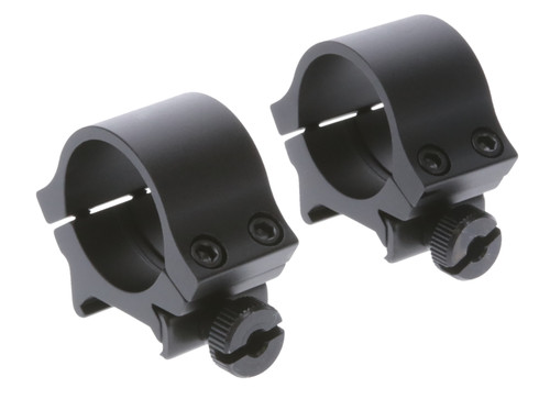 TRUGLO INC (GSM) TruGlo TGTG8961B1 Lightweight Scope Rings  Matte Black 1" Medium