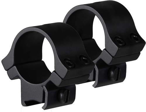 TRUGLO INC (GSM) TruGlo TGTG8961B3 Lightweight Scope Rings  Matte Black 1" Medium 4 Screws (2 Per Side)