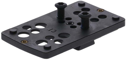 TRUGLO INC (GSM) TruGlo TGTG8950C2 Pistol Red Dot Sight Mount  Black Nitride Fortress Steel Trijicon RMR Mount