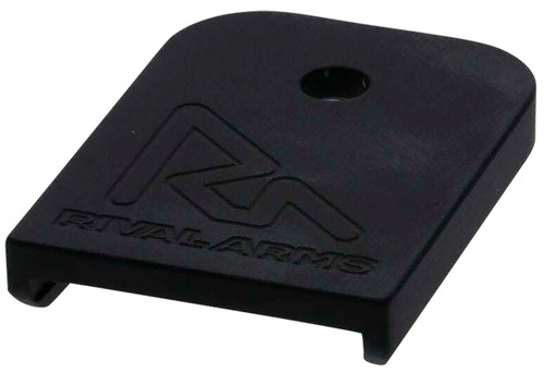 RIVAL ARMS (GSM) Rival Arms RA70G001A Mag Baseplate  9mm Luger/40 S&W/357 Sig, Compatible w/Glock (except 36/42/43/48), Black Aluminum