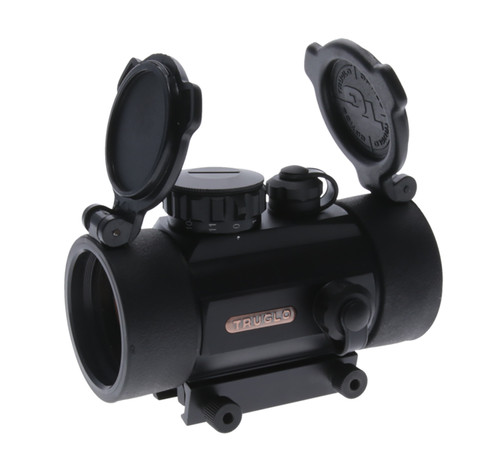 TRUGLO INC (GSM) TruGlo TGTG8040B Traditional  Anodized Matte Black 1x40mm 5 MOA Red Dot Reticle