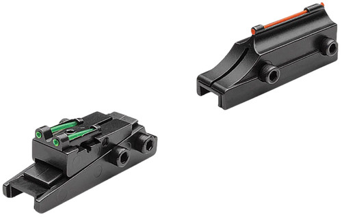 TRUGLO INC (GSM) Truglo TG944B Pro Magnum Gobble-Dot Mossberg 500, 835, 9200 Red/Green Fiber Optic Black