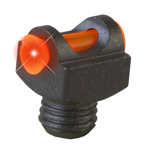 TRUGLO INC (GSM) TruGlo TG954DR StarBrite Deluxe Bead  Black | Red Fiber Optic Front Sight 2.6 mm Threads