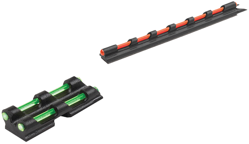 TRUGLO INC (GSM) Truglo TG94 Gobble-Dot  Universal Shotgun Green/Red Fiber Optic Green Fiber Optic Black