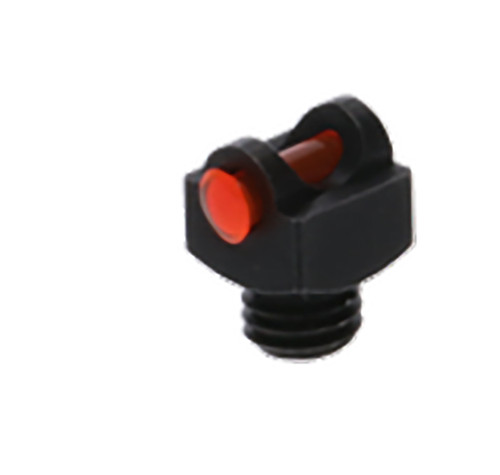 TRUGLO INC (GSM) TruGlo TG954CR StarBrite Deluxe Bead  Black | Red Fiber Optic Front Sight 5-40" Threads