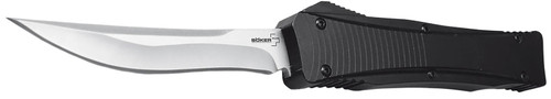 BOKER USA INC Boker 06EX243   3.35" Plain D2 Steel Blade Black Aluminum Handle