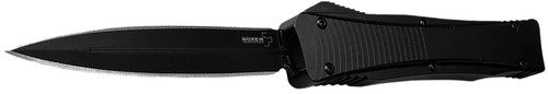 BOKER USA INC Boker 06EX244   3.39" Double Edge Dagger Plain Black D2 Steel Blade Aluminum Handle