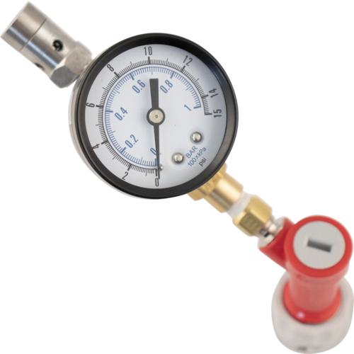 Spunding Valve (With Gauge) - Pin Lock