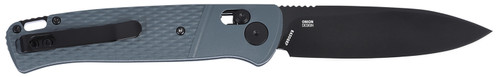 COLUMBIA RIVER KNIFE&TOOL CRKT K430GKP Counterpart  EDC 3.38" Folding Drop Point Plain Black Oxide 12C27 Sandvik SS Blade, Gray Textured GRN Handle