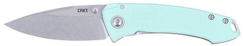 COLUMBIA RIVER KNIFE&TOOL CRKT 2522B Tuna  EDC Compact 2.73" Folding Plain Stonewashed 14C28N Steel Blade, G10/SS Handle