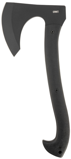 COLUMBIA RIVER KNIFE&TOOL CRKT 2917 Skeggox  4.83" Plain Axe w/Beard, SK-5 Steel Blade, Black Contoured GRN Handle, 12.94" OAL