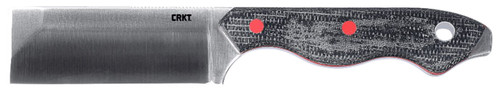 COLUMBIA RIVER KNIFE&TOOL CRKT 4037 Razel  2.97" Fixed Plain Satin D2 Steel Blade/Weathered Resin Infused Fiber Handle Includes Sheath