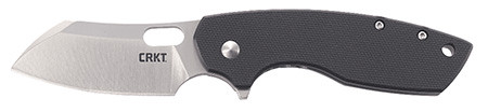 COLUMBIA RIVER KNIFE&TOOL CRKT 5315G Pilar  Large 2.67" Folding Plain Satin 8Cr14MoV SS Blade/Black G10/SS Handle Includes Pocket Clip