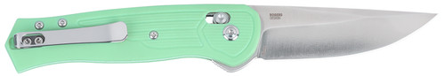 COLUMBIA RIVER KNIFE&TOOL CRKT 7170B SERO  EDC 3.02" Folding Plain TiNi S35VN SS Blade, Aqua Textured GRN Handle