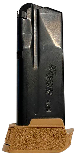 SIG SAUER INC Sig Sauer MAG365912COY P365  12rd 9mm Luger Extended For Sig P365/P365XL/P365X Coyote Brown Steel