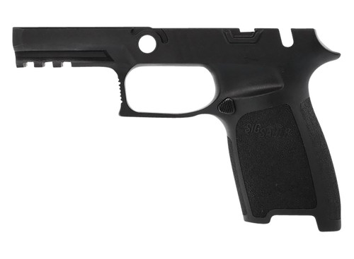 SIG SAUER INC Sig Sauer 8900030 P320 Grip Module Carry (Large Grip Module) 9mm Luger/40 S&W/357 Sig, Black Polymer, Fits P320 (Manual Safety)