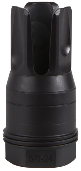 SIG SAUER INC Sig Sauer SL76258X2490DEGF Clutch-Lok QD Q.D. Flash Hider Black Stainless Steel with 5/8" 24 tpi Threads for 7.62mm 90 Degree Taper