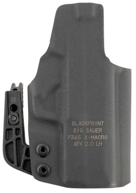 SIG SAUER INC Sig Sauer 8901259 Tactical Holster Black Fits Sig P365 Left Hand