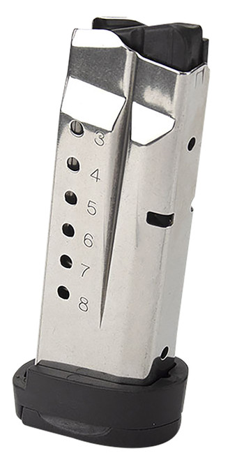 ED BROWN CUSTOM 1911 Ed Brown RMPMAG8SHIELD M&P  8rd Extended 9mm Luger Fit S&W M&P Shield Stainless Steel