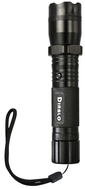 SKYLINE USA INC TLSGGDD Stun Gun Diablo Black Aluminum Features Flashlight