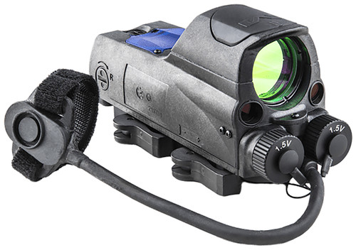 MEPRO USA LLC Meprolight USA 0687743 MOR PRO  Black 1 x 30 mm 2.2 MOA Dot/Bullseye Reticle Green & IR Laser