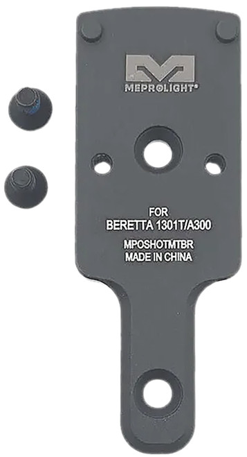 MEPRO USA LLC Meprolight USA 901141041 Optics Plate Shotgun Matte Black Aluminum Beretta 1301T/A300 RMR Footprint