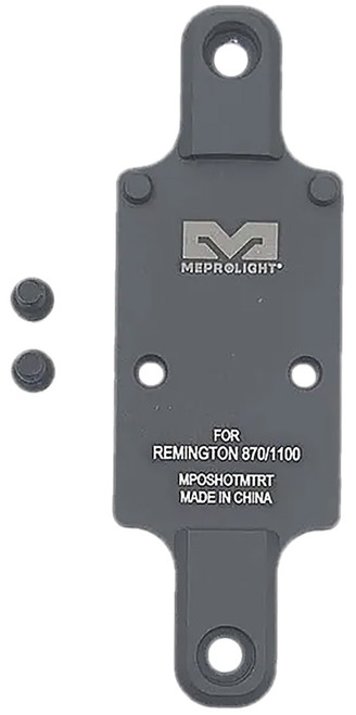 MEPRO USA LLC Meprolight USA 901141043 Optics Plate Shotgun Matte Black Aluminum Remington 870 RMR Footprint Mount