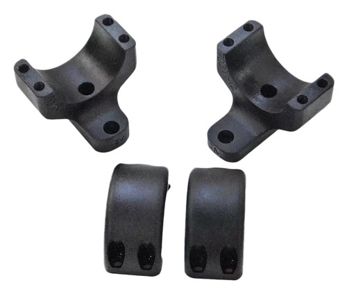 DNZ PRODUCTS LLC DNZ 703TXH2 Game Reaper 2 Scope Mount/Ring Combo Matte Black 30mm Howa