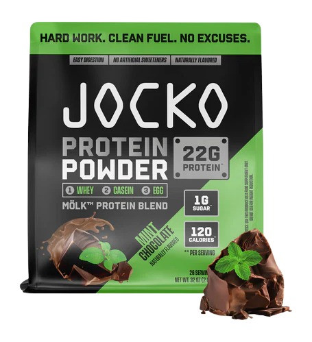 JOCKO FUEL JOCKO 29112 CHOCOLATE MINT PROTEIN POWDER BAG