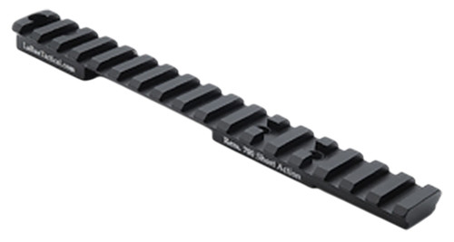 Larue Tactical LT113L0MOA  Top Rail Black Fits Remington 700 Long Action 0 MOA