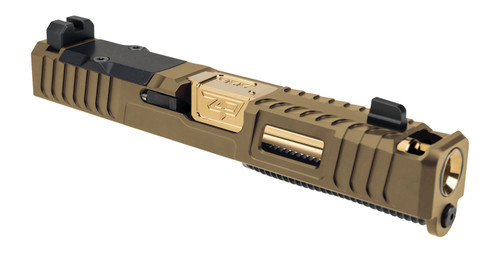 ZAFFIRI PRECISION ZAFFIRI CU-G19G3-IBS-RMR-FDE-CP-GLD-BLNK SLIDE G19