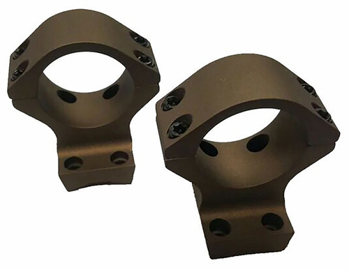 TALLEY MANUFACTURING INC Talley HC940735 Scope Mount/Ring Combo  Burnt Bronze Aluminum 1" Tube X-Bolt Medium Rings Short/Long Action 0 MOA