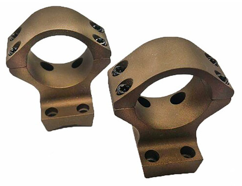 TALLEY MANUFACTURING INC Talley HC740735 Scope Mount/Ring Combo  Burnt Bronze Aluminum 30mm Tube X-Bolt Medium Rings Short/Long Action 0 MOA