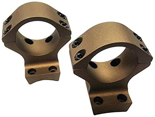 TALLEY MANUFACTURING INC Talley HC840735 Scope Mount/Ring Combo  Burnt Bronze Aluminum 34mm Tube X-Bolt Medium Rings 0 MOA